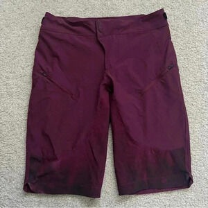 Sombrio Summit Shorts Fig Tie Dye Mountain Biking 14” Inseam Women Medium 8-10